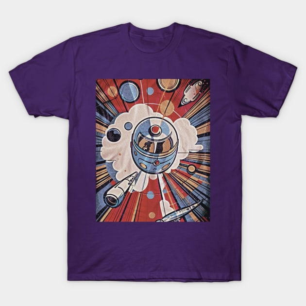 The Space Transporter T-Shirt by SlimSumoStudio